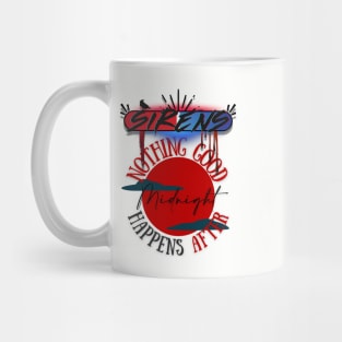 The Sirens Podcast Quotes "After Midnight" Light 2 Mug